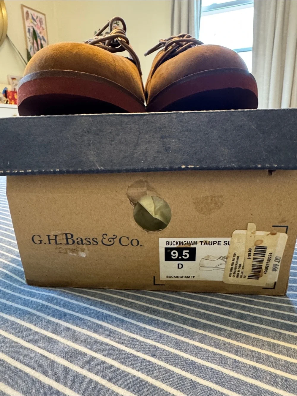 G.H. Bass & Co. Men's Brown Suede Chukka Boots